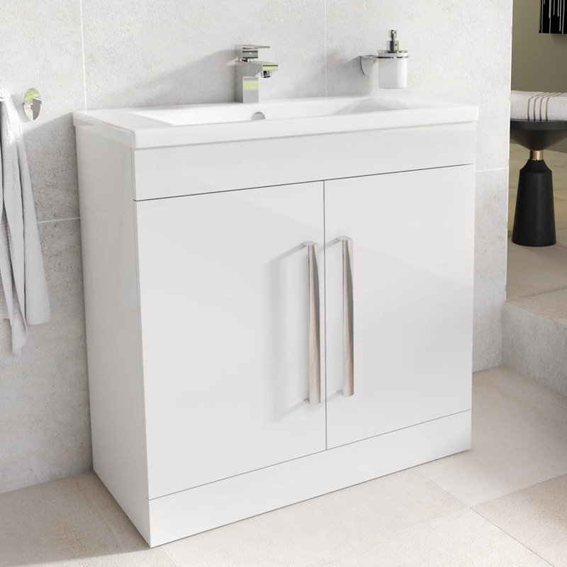 Belfry Bathroom Whitfield 800mm Freestanding Vanity Unit Wayfair.co.uk
